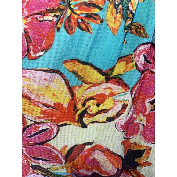 Floral Multicolor Smocked Dress - Picture 4 of 7